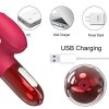 Wibrator silicone vibrator usb, 10 vibration modes, heating